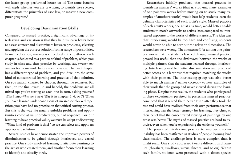 Please read the question Question : What are