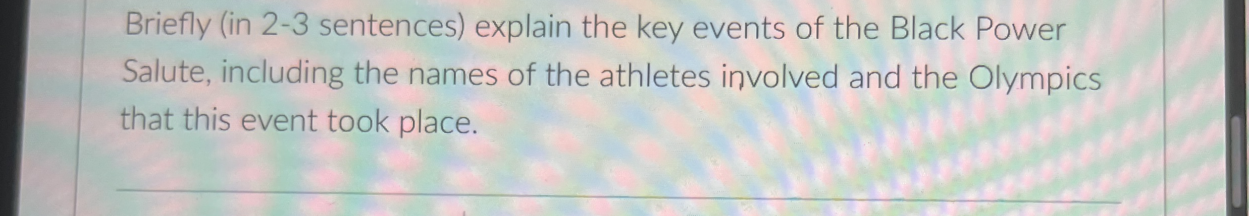 Briefly ( in 2 - 3 sentences ) explain the key