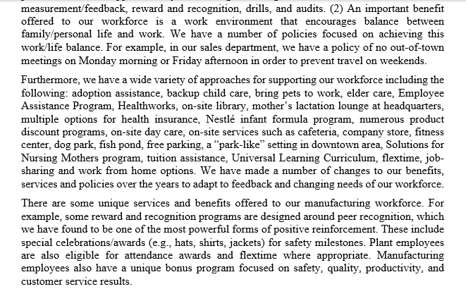 you will be given a Organization Profile in which