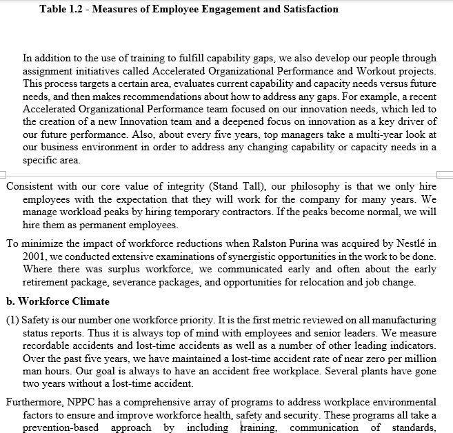 you will be given a Organization Profile in which