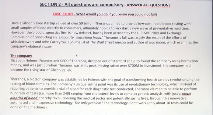 The first five pages is the case study and the