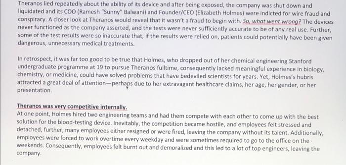 The first five pages is the case study and the