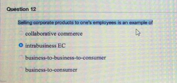 Question 18 The e-hub involves multiple partners