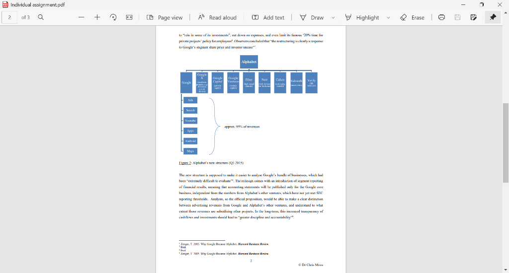 Individual assignment pdf 1 of 3 Q + D Page view