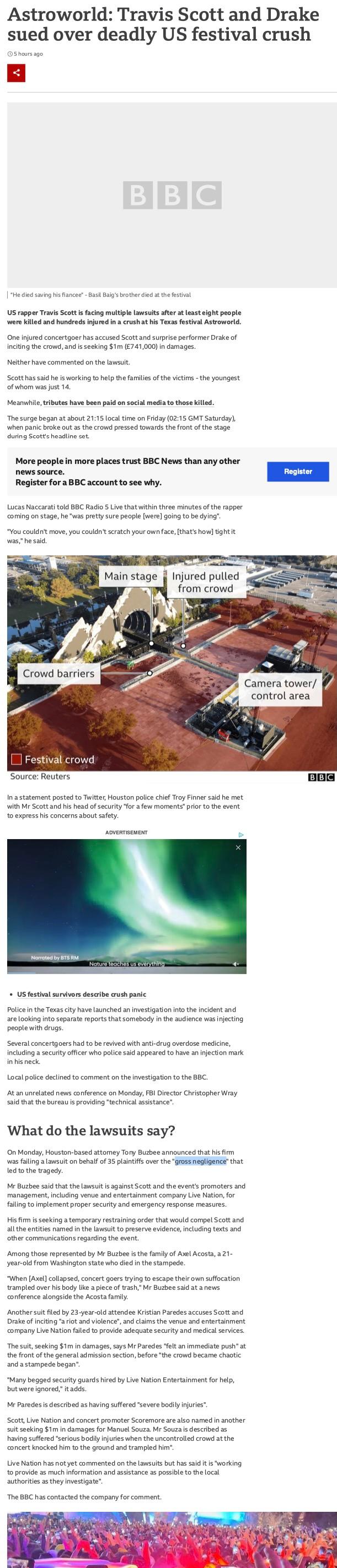 use the article to create the IRAC legal