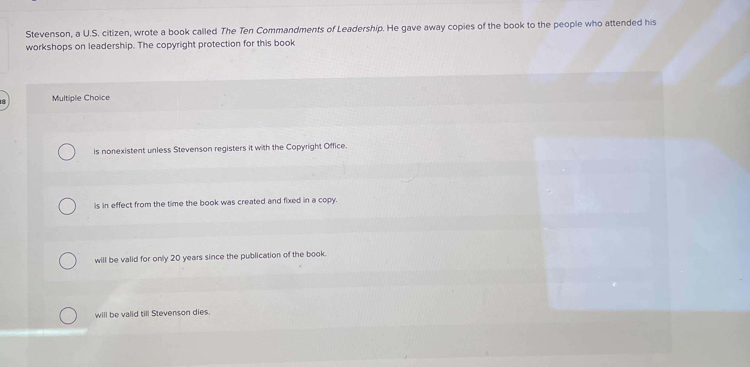 Stevenson, a U . S . citizen, wrote a book called