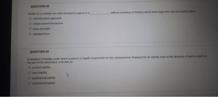 Remaining Time: 42 minutes, 55 seconds Question