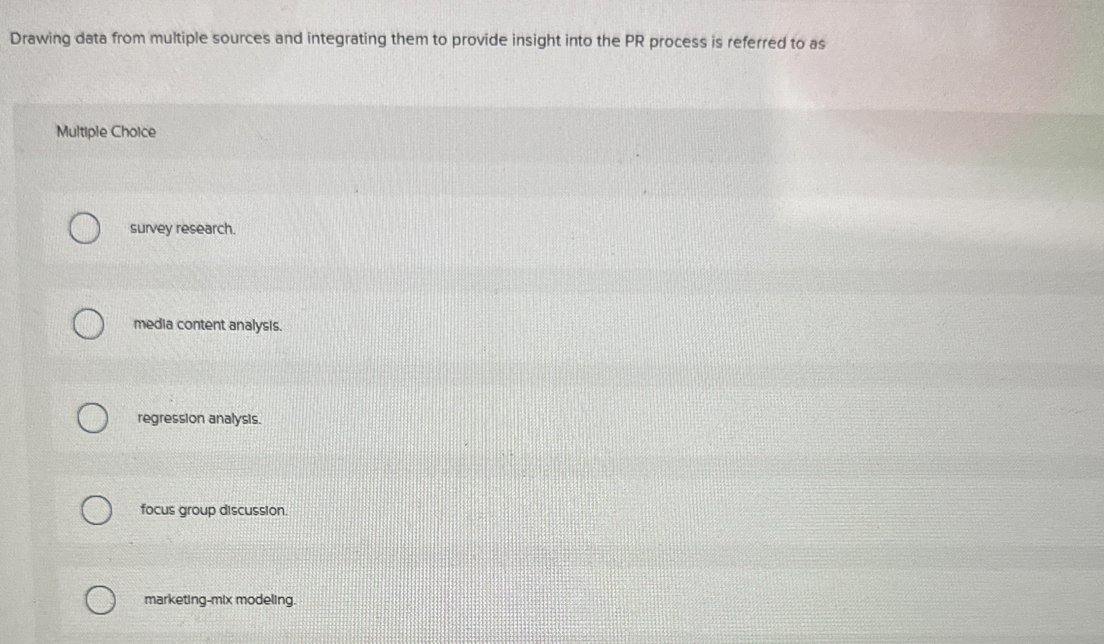 Drawing data from multiple sources and