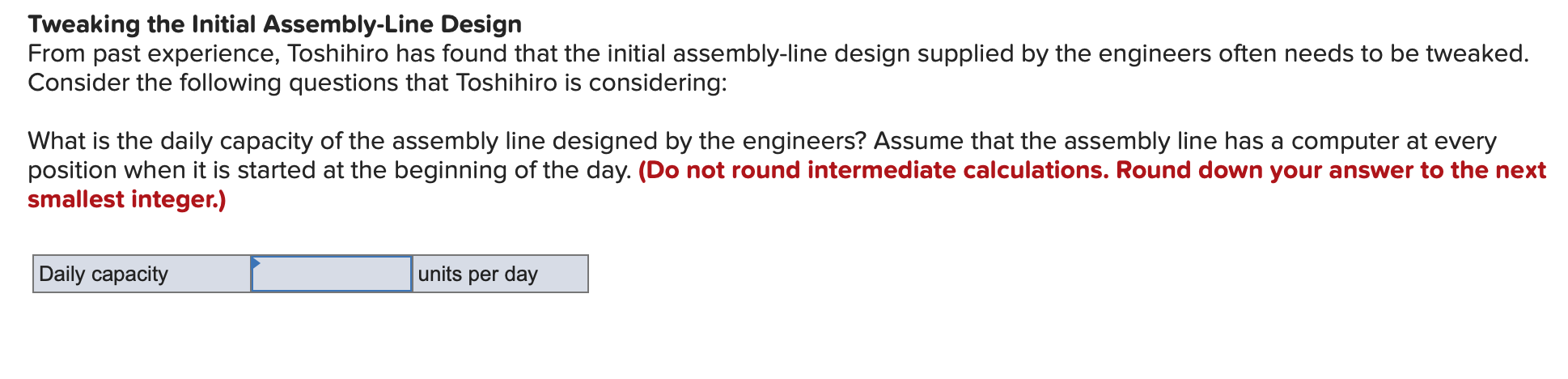 Toshiba's Notebook Computer Assembly Line