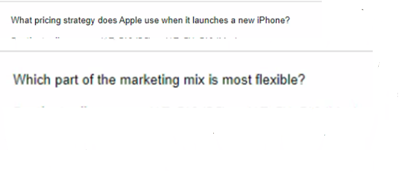 What pricing strategy does Apple use when it