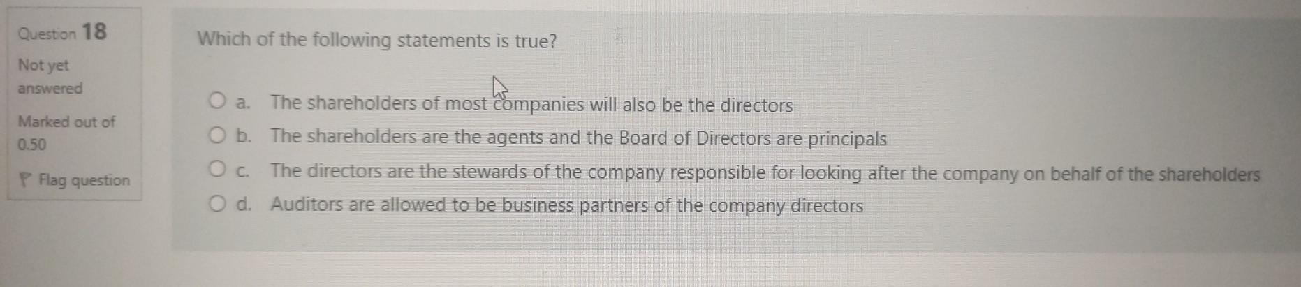 Please I only need the correct answer ASAP