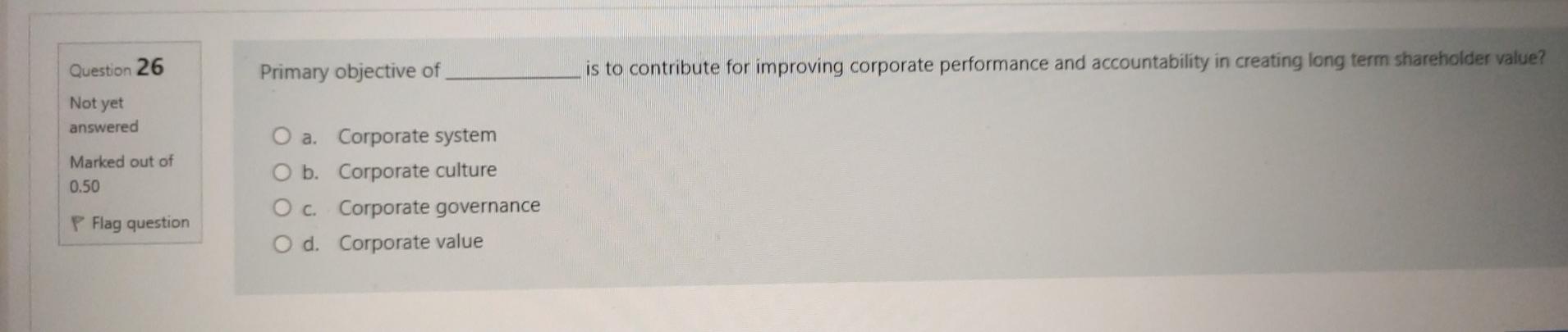 Please I only need the correct answer ASAP