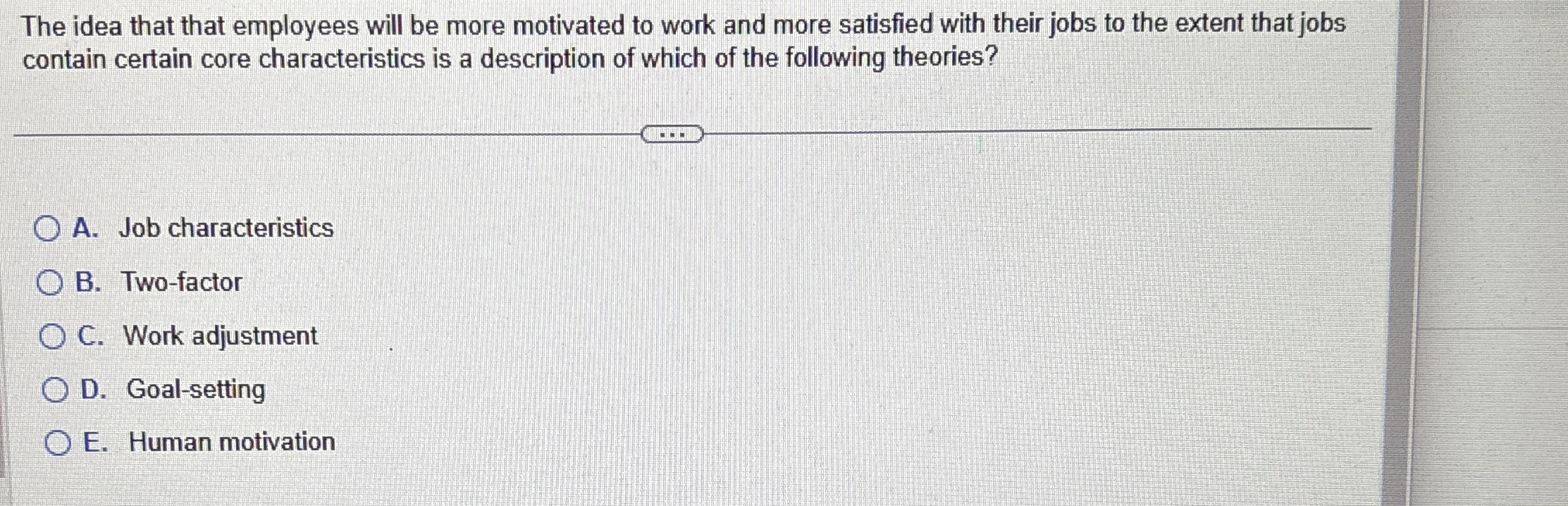 The idea that that employees will be more