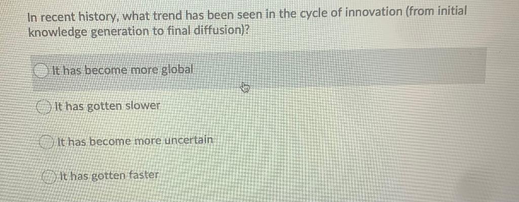 In recent history, what trend has been seen in