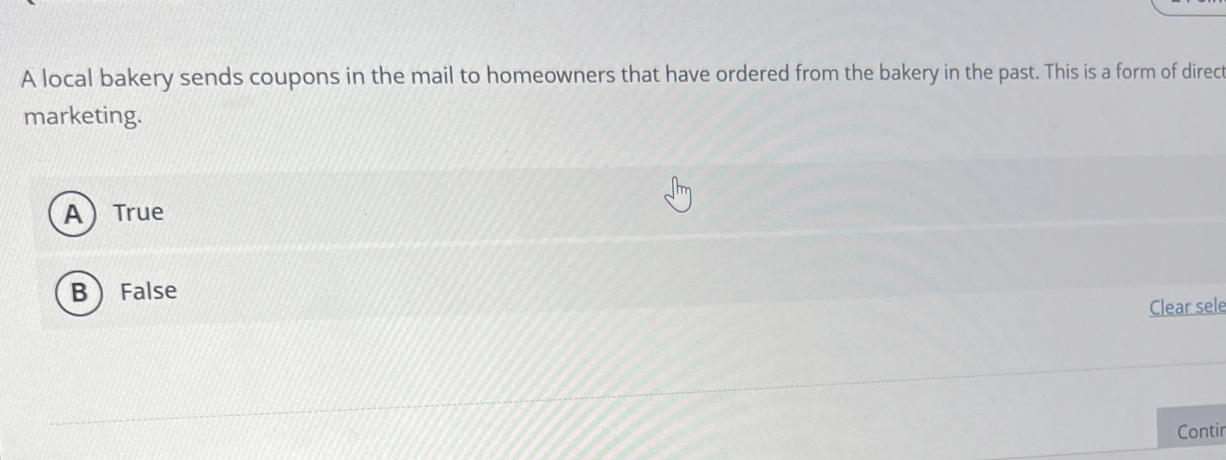 A local bakery sends coupons in the mail to