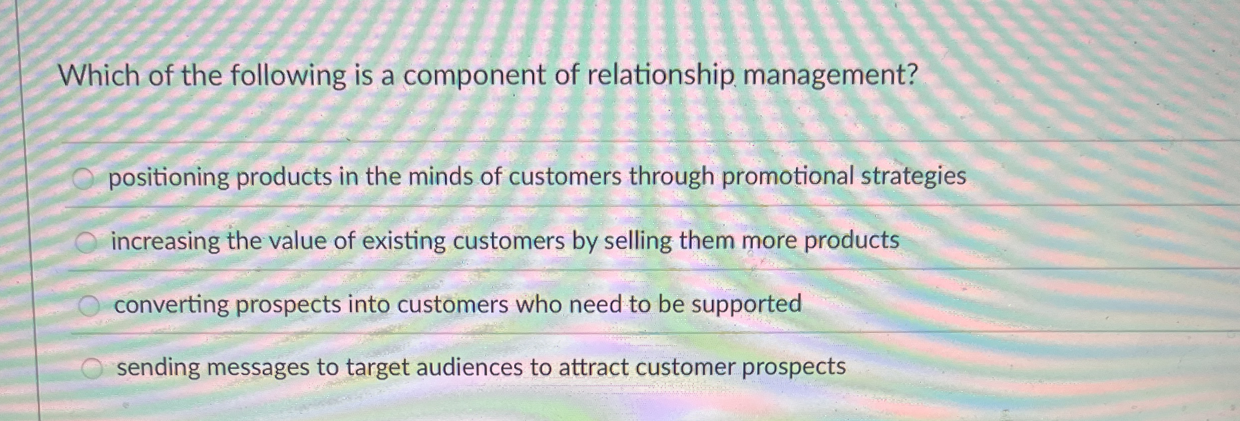 Which of the following is a component of