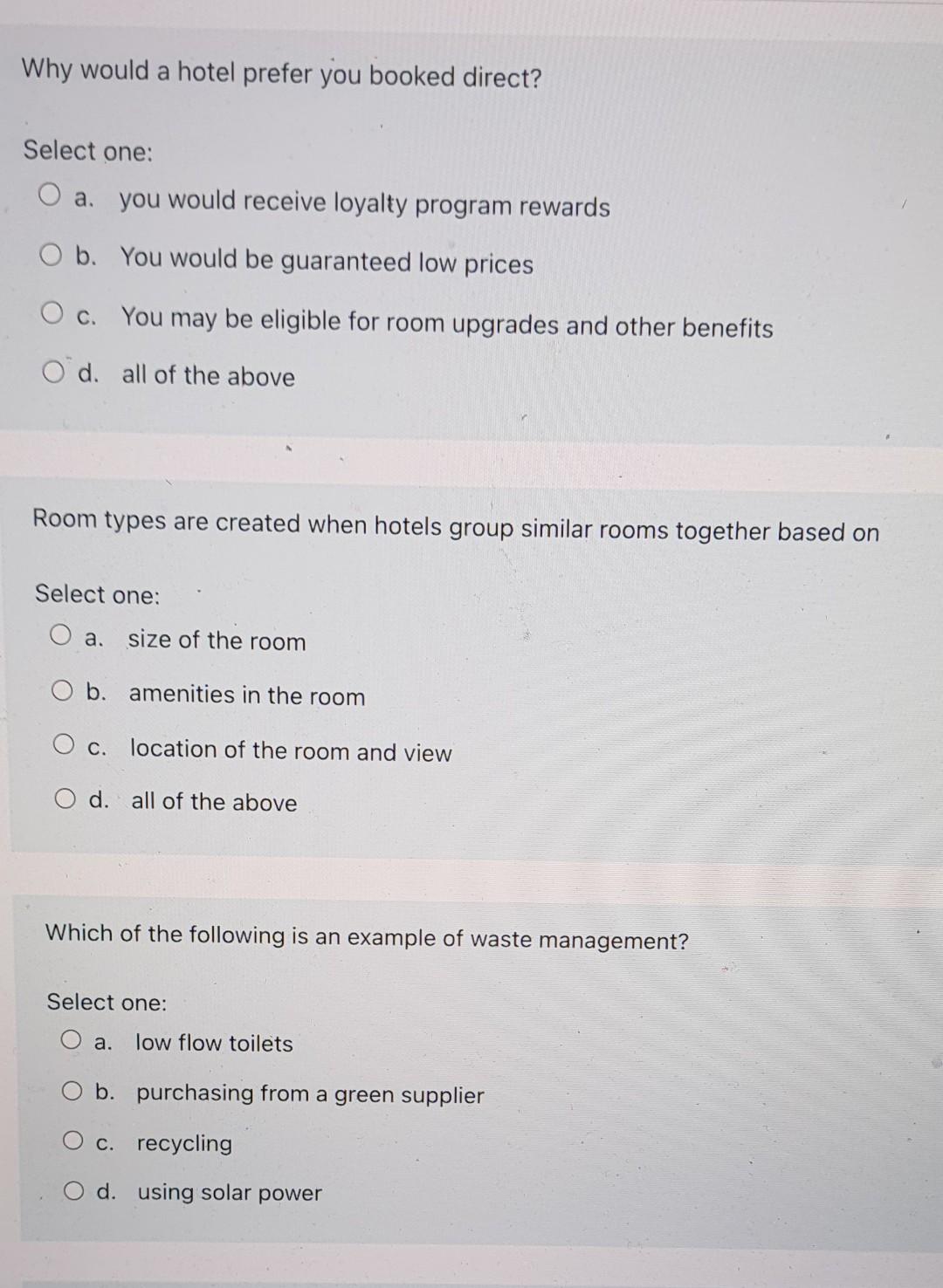 Why would a hotel prefer you booked direct?