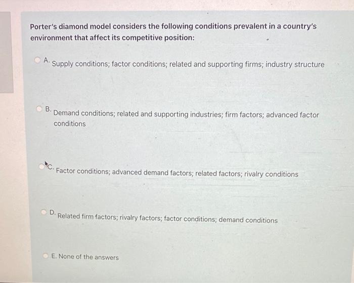 Labor force and infrastructure are examples of