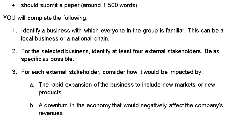 should submit a paper (around 1,500 words) YOU