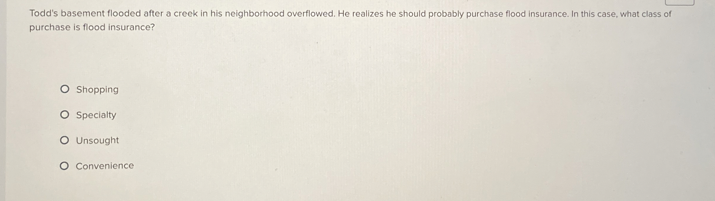 Todd's basement flooded after a creek in his