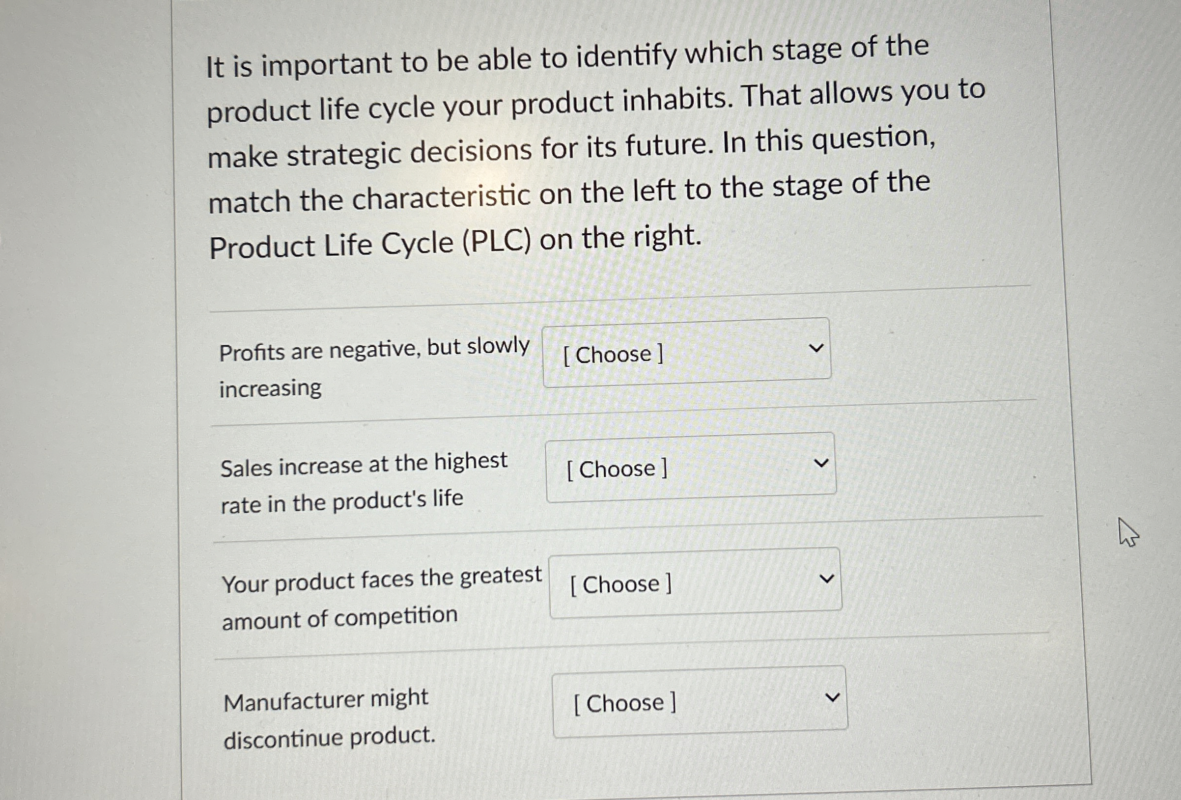 It is important to be able to identify which