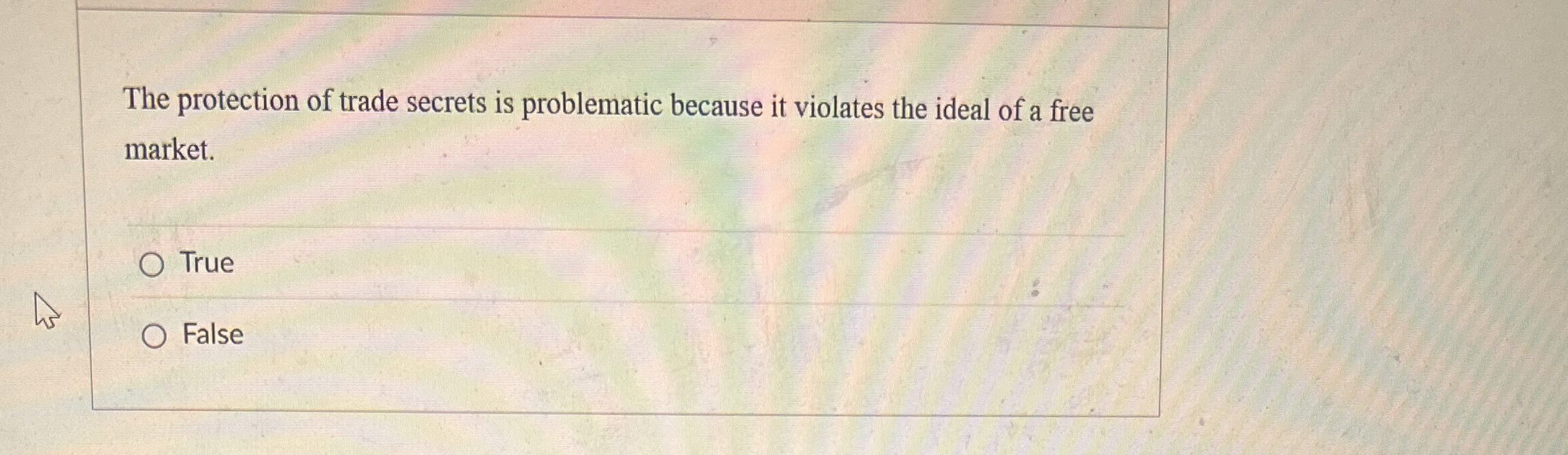 The protection of trade secrets is problematic