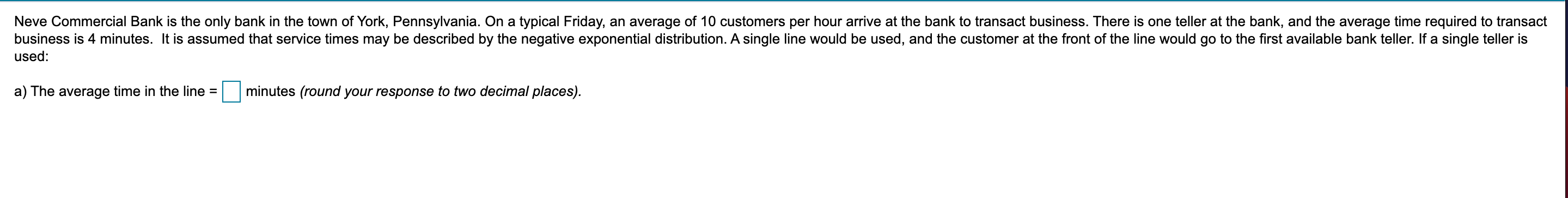 This is also part of the same question: b) The