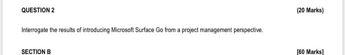 SECTION A [40 Marks] Read the case study below