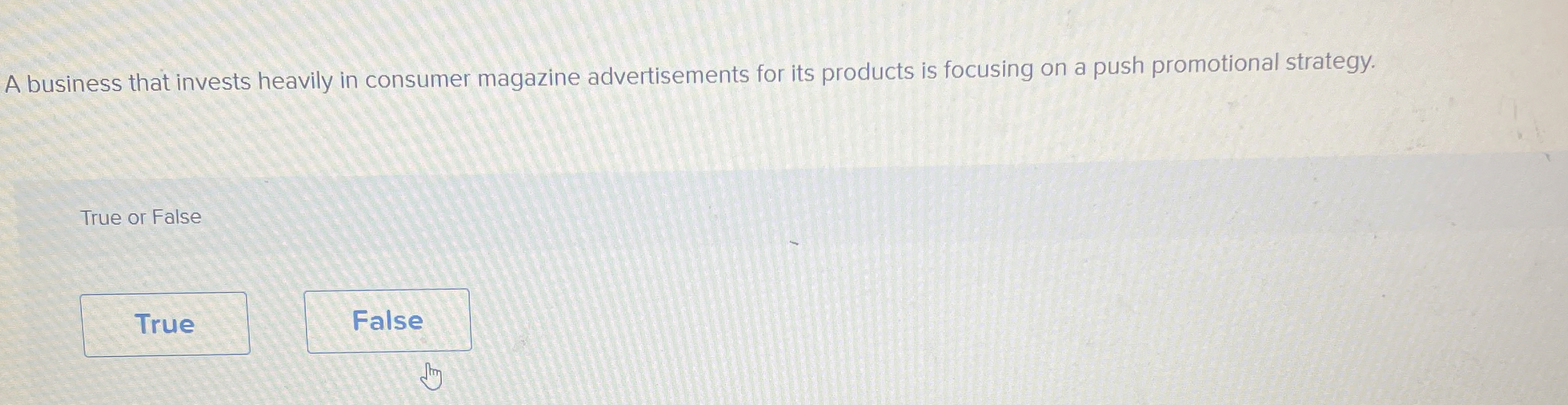 A business that invests heavily in consumer