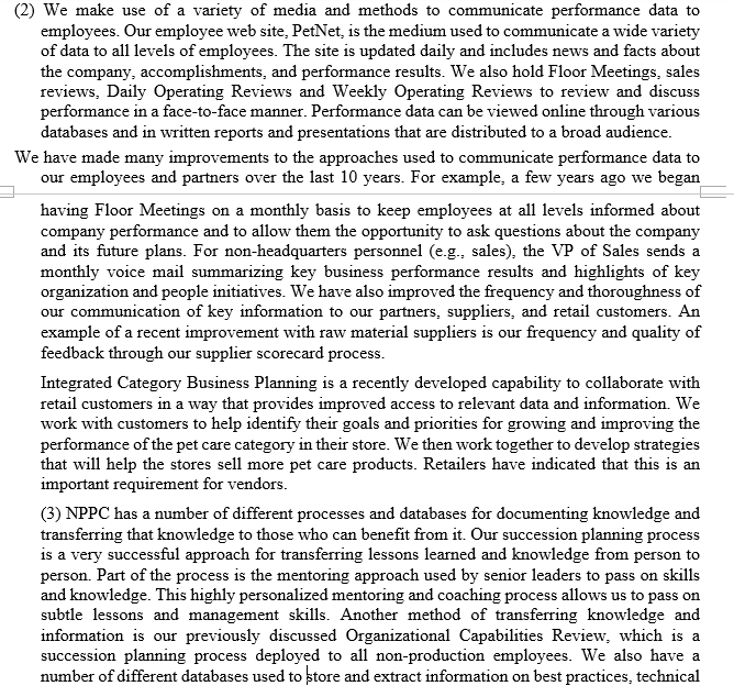 you will be given a Organization Profile in which