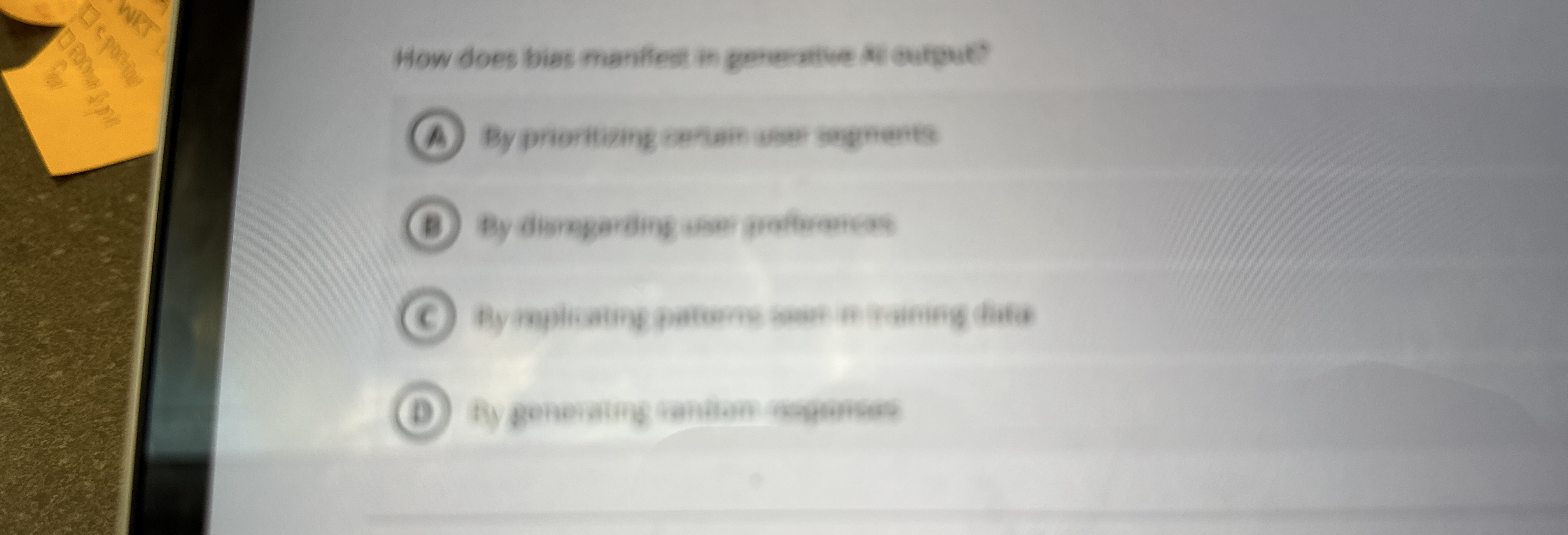 How does bias manffest in gererative ai output