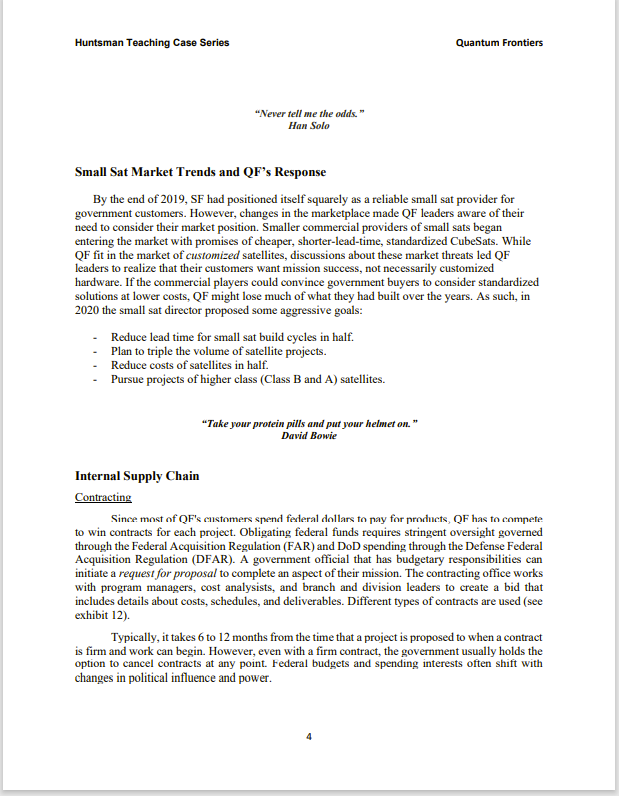 Quantum Frontiers: To Boldly Go (Case Analysis)