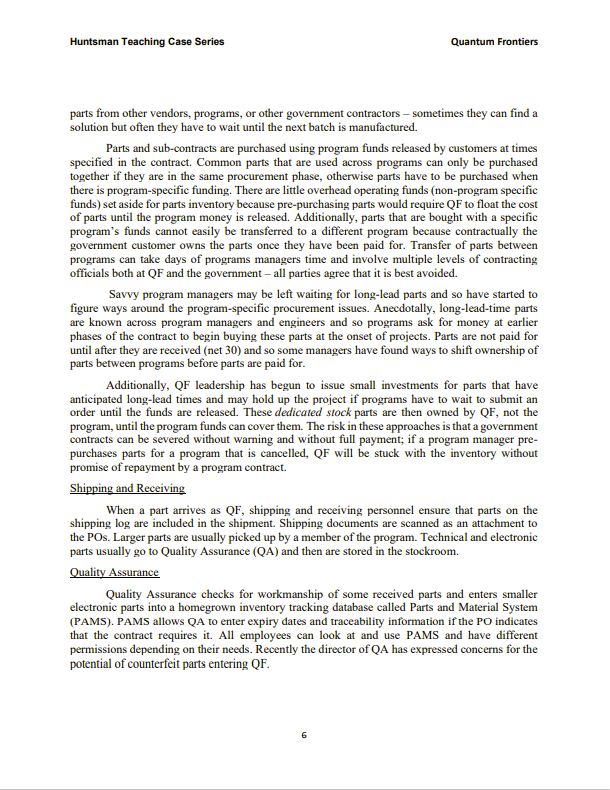 Quantum Frontiers: To Boldly Go (Case Analysis)