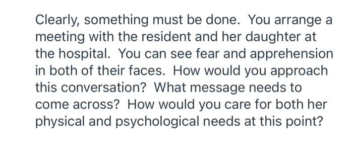 Question Two 2-3 pages An 83-year-old woman is a