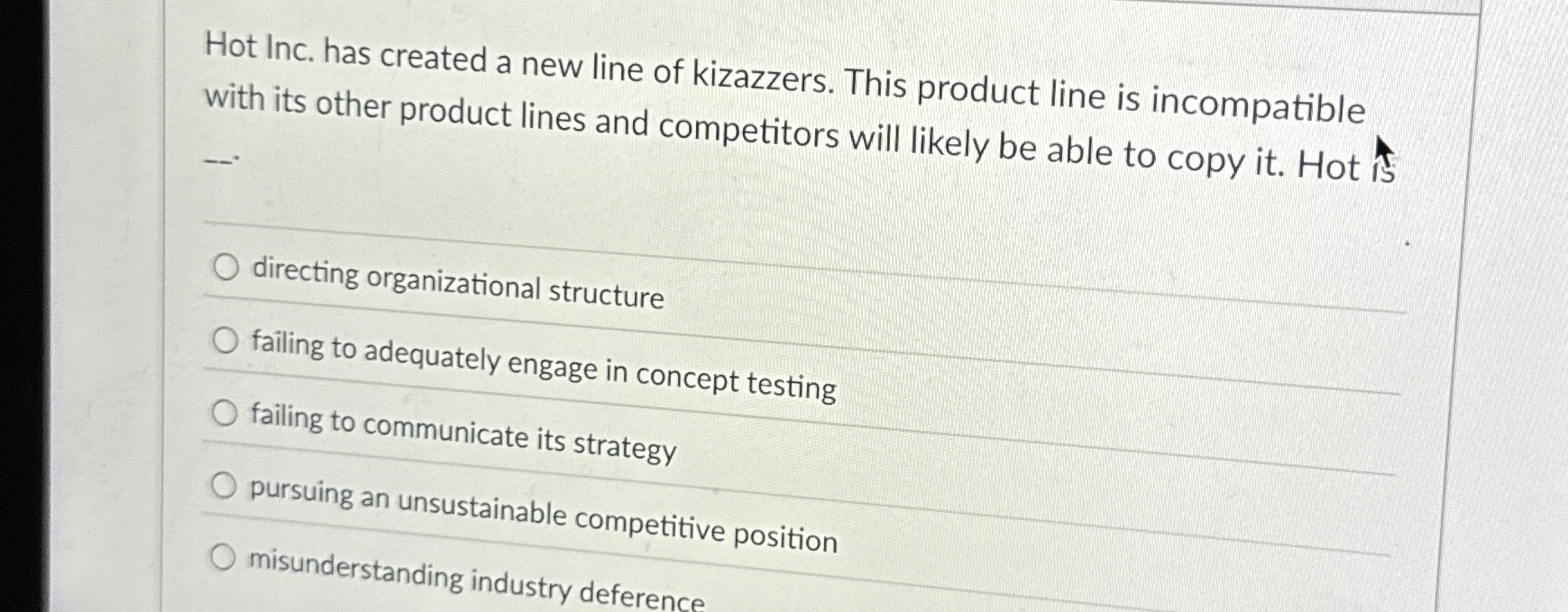 Hot Inc. has created a new line of kizazzers.