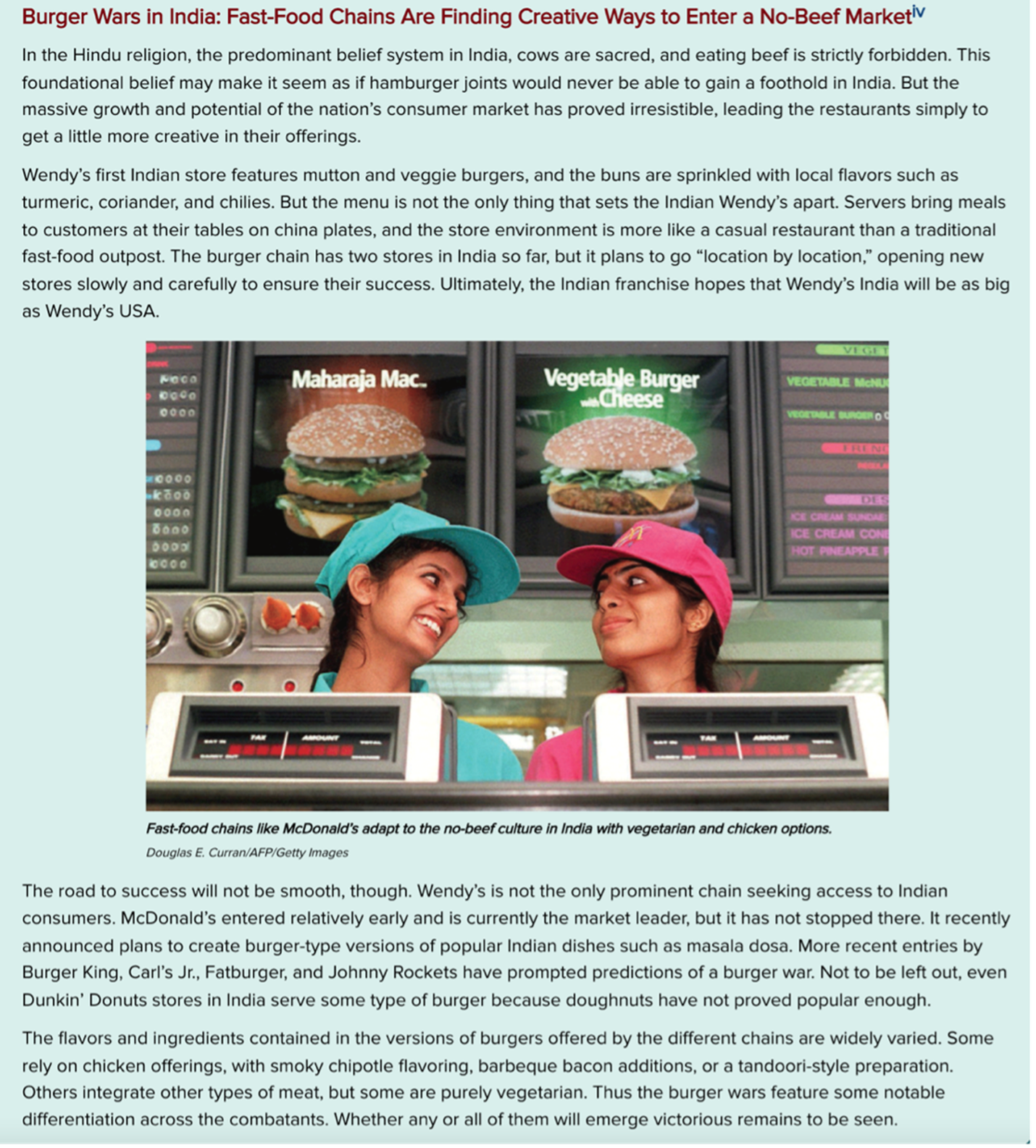 Task 1 : First, read the case below titled