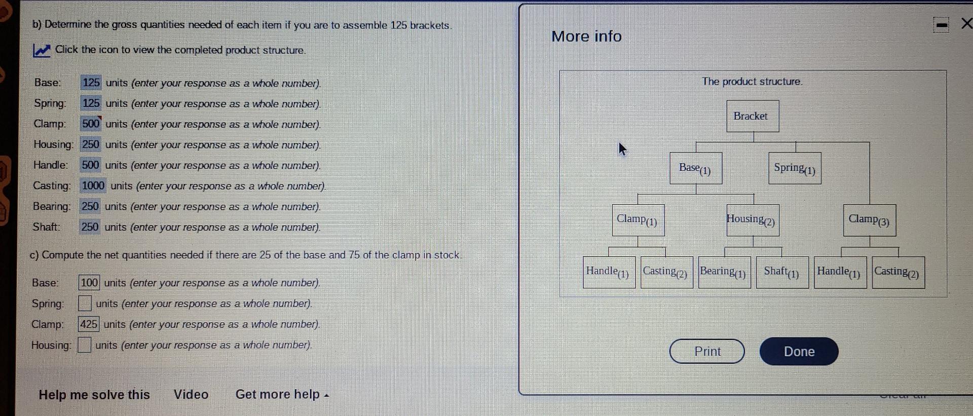 can you please solve for C and explain how you