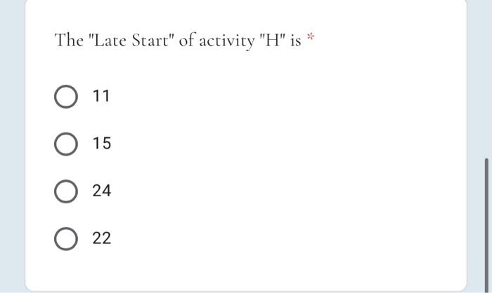 Consider the following scenario: The table below