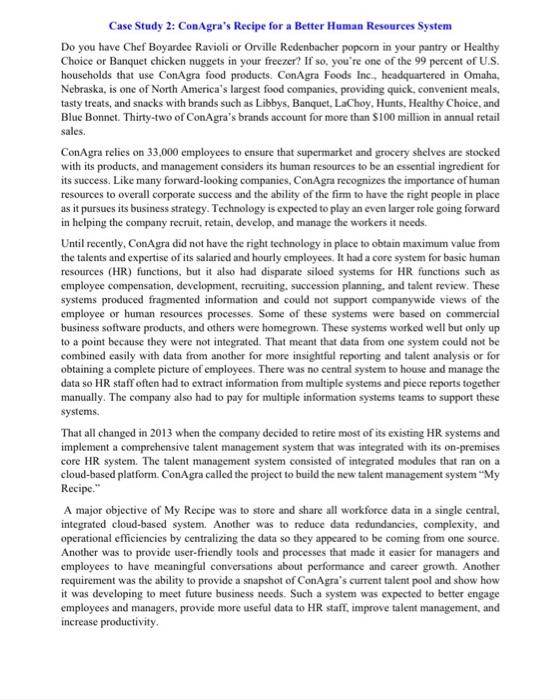 please don't take answer from google Case Study