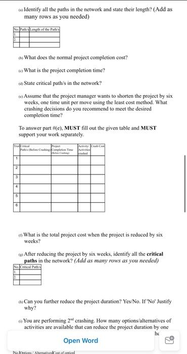 Page 10 of 10 QUESTION 1: Ponds Construction