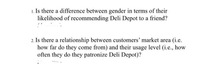 Need a short answer question 1 and 2! 1. Is there