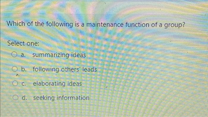What is the term for the ability to influence
