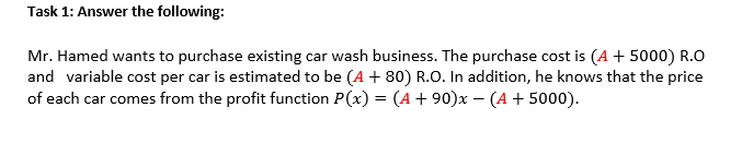 Note: A=66 ---------------------- Task 1: Answer