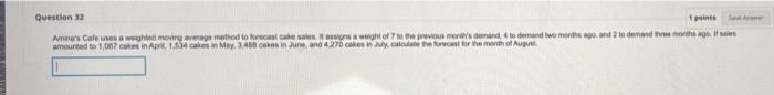Questions pints Amin's Cafe uses a wehe moving