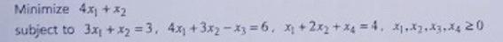 Use the Big-M method to find the optimal solution