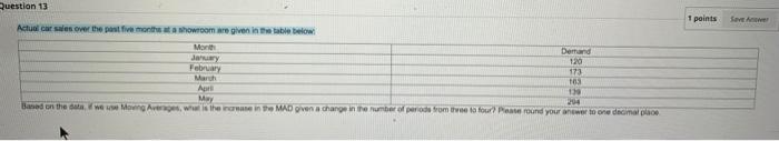 pls answer all Question 13 points Save Actual