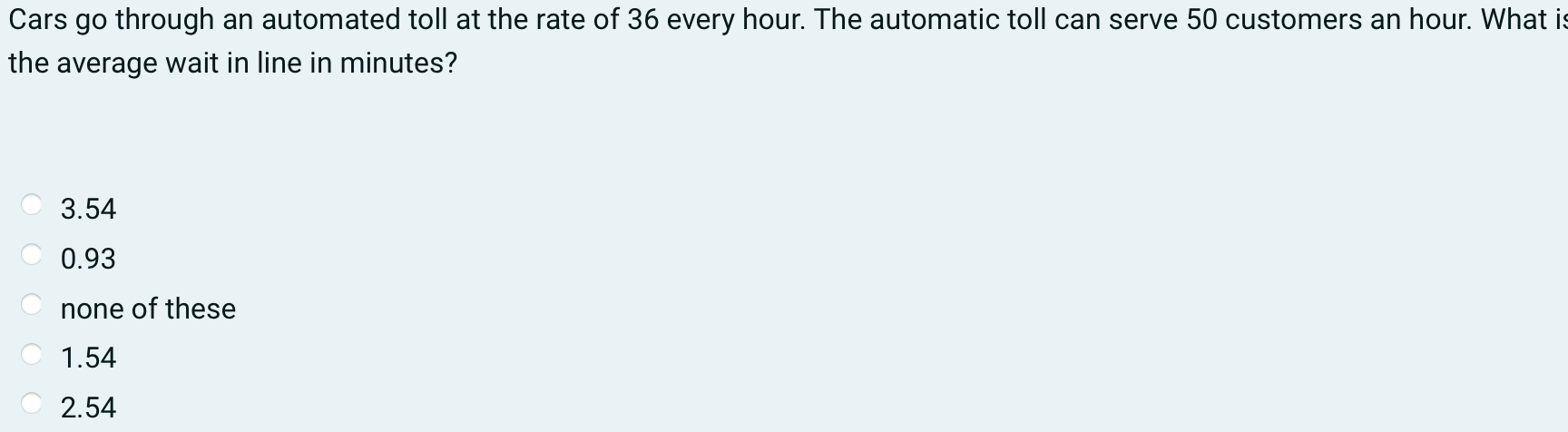 Cars go through an automated toll at the rate of