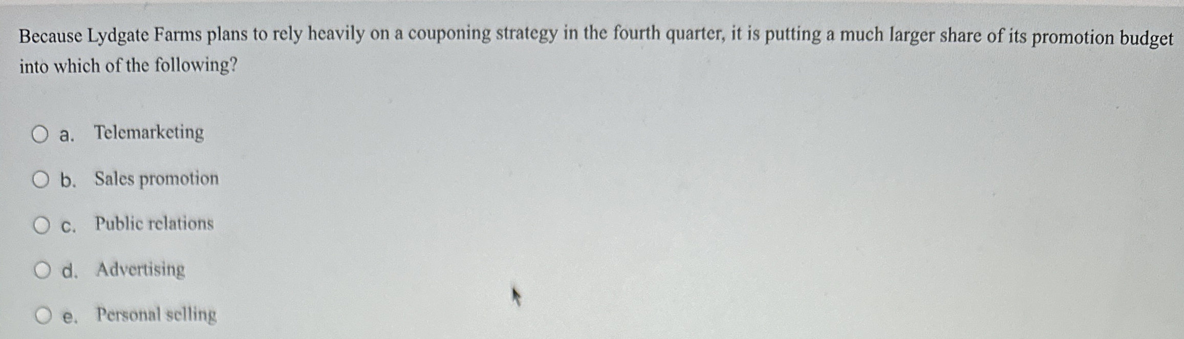 Because Lydgate Farms plans to rely heavily on a