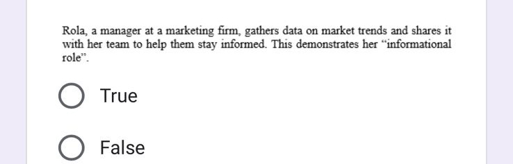 Rola, a manager at a marketing firm, gathers data