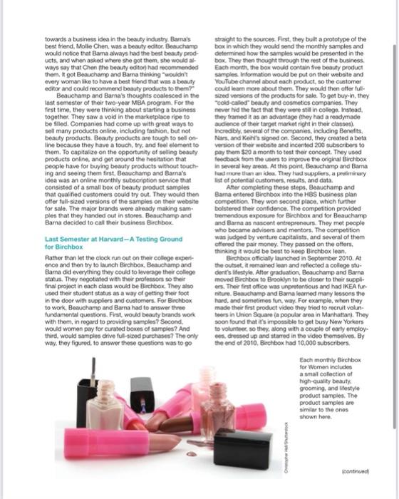 answer this case please Discussion Questions 1.